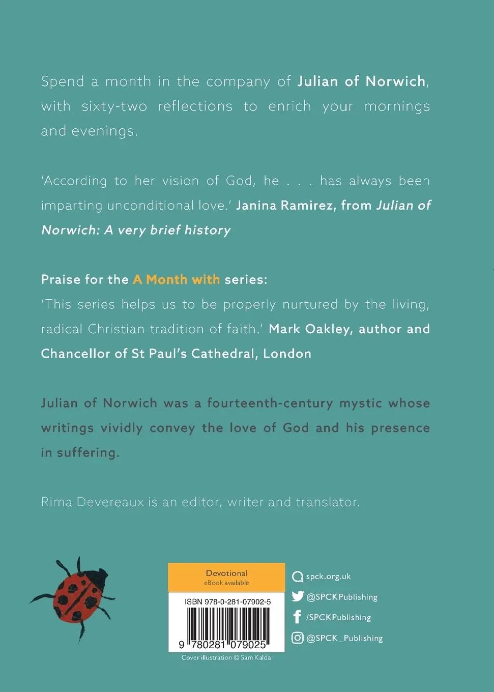 Rückseite: 9780281079025 | A Month with Julian of Norwich | Rima Devereaux | Taschenbuch | 2018