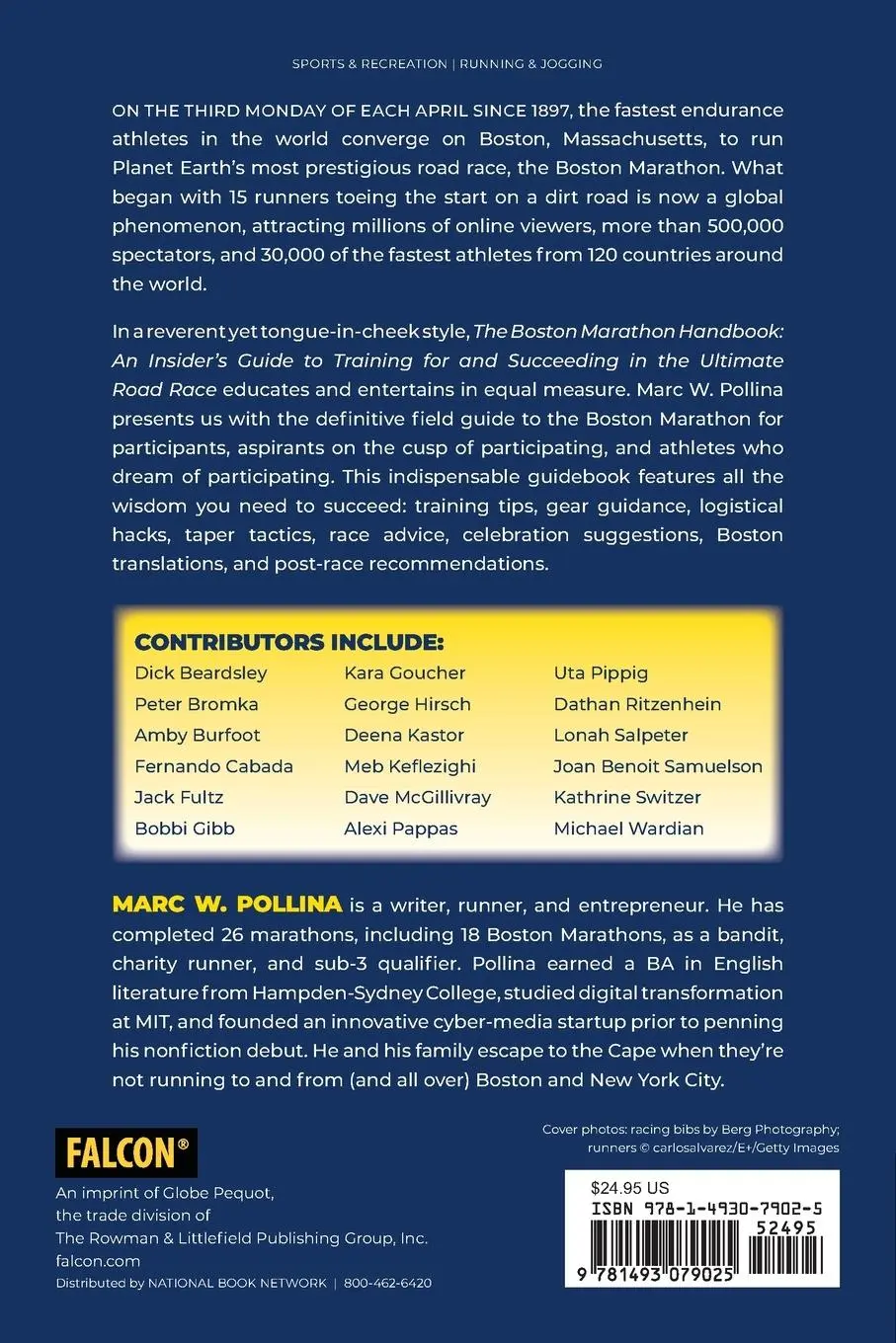 Rückseite: 9781493079025 | The Boston Marathon Handbook | Marc W. Pollina | Taschenbuch | 2024