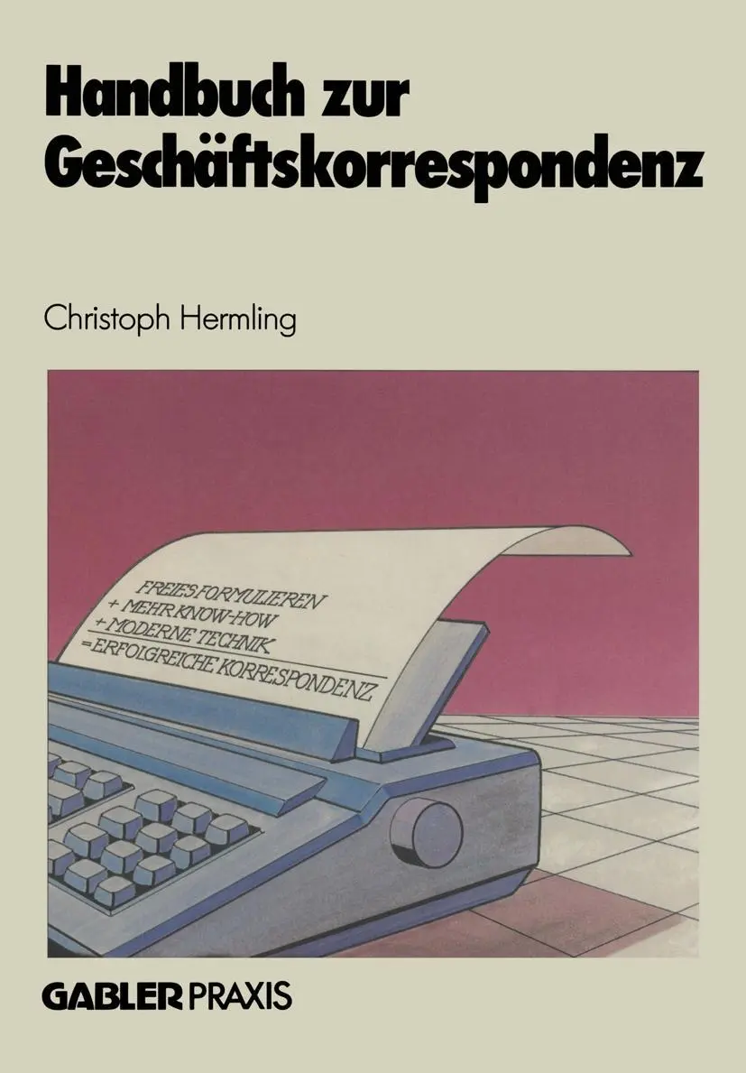 Cover: 9783409199025 | Handbuch zur Geschäftskorrespondenz | Christoph Hermling | Taschenbuch