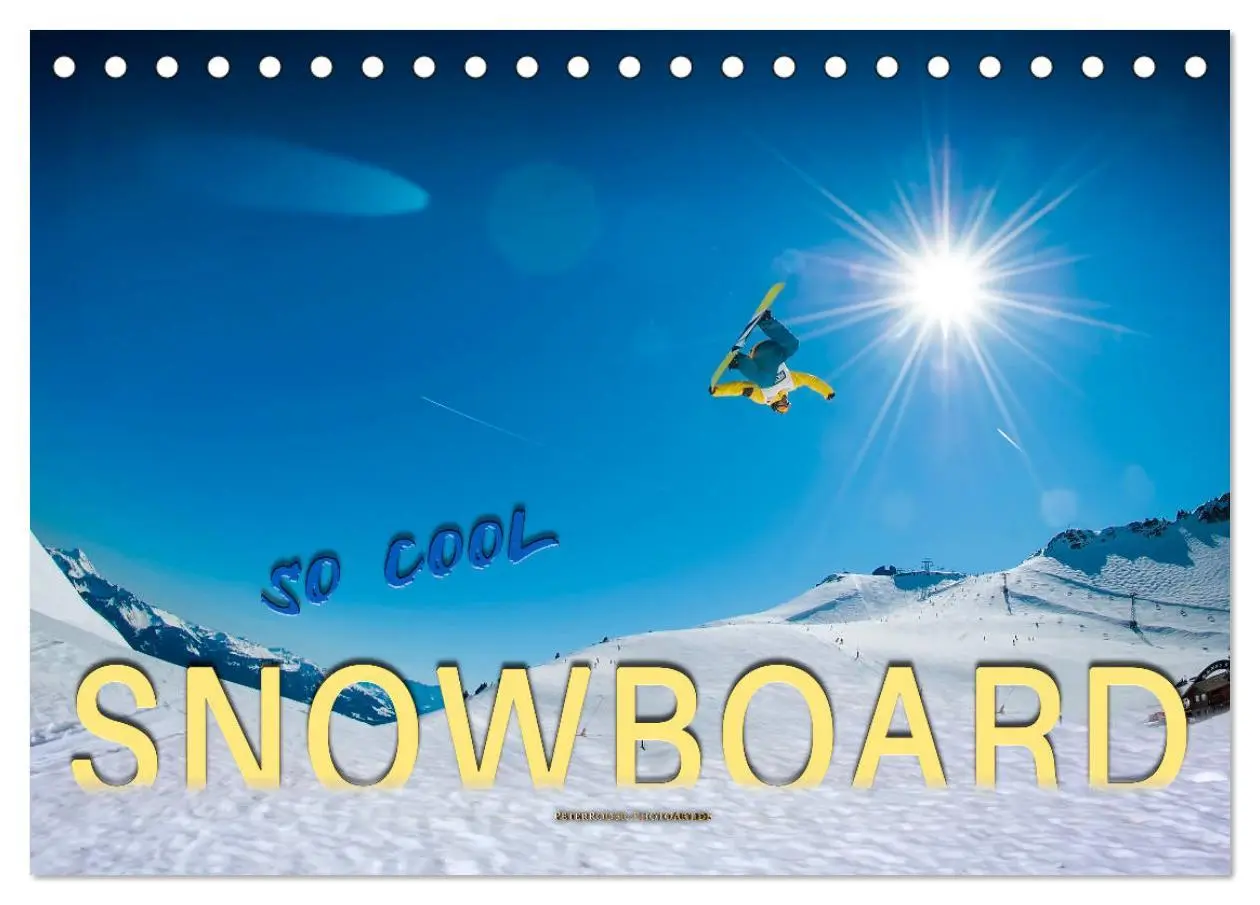 Cover: 9783457859025 | Snowboard - so cool (Tischkalender 2026 DIN A5 quer), CALVENDO...