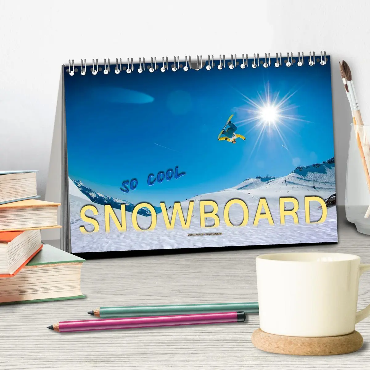 Bild: 9783457859025 | Snowboard - so cool (Tischkalender 2026 DIN A5 quer), CALVENDO...