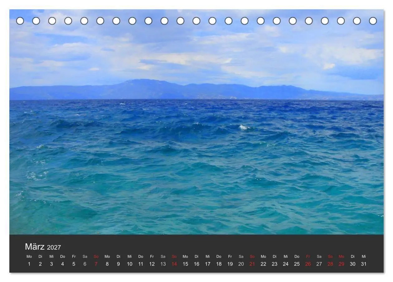 Bild: 9783594169025 | Magisches Kroatien (Tischkalender 2027 DIN A5 quer), CALVENDO...