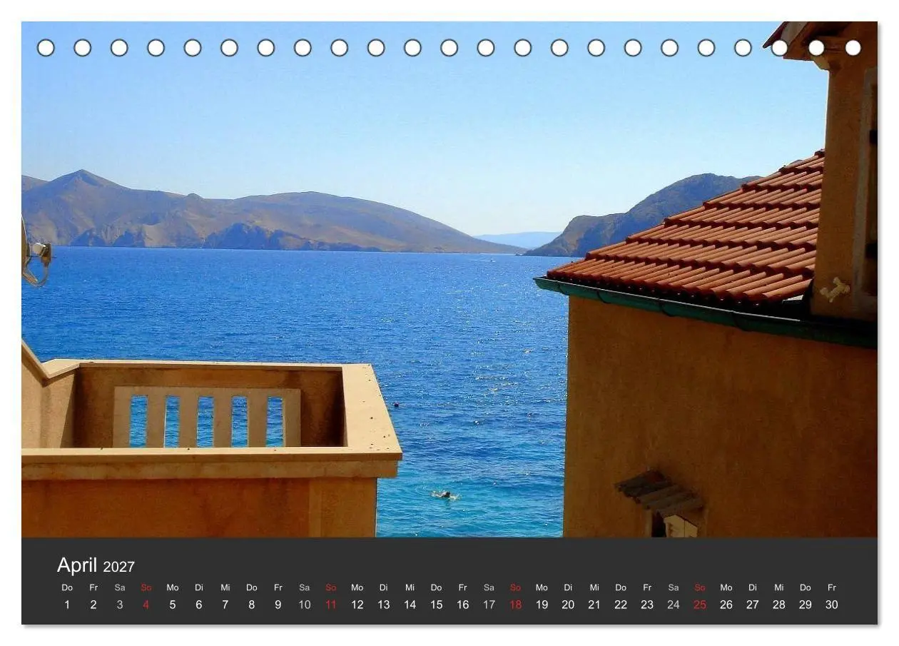 Bild: 9783594169025 | Magisches Kroatien (Tischkalender 2027 DIN A5 quer), CALVENDO...