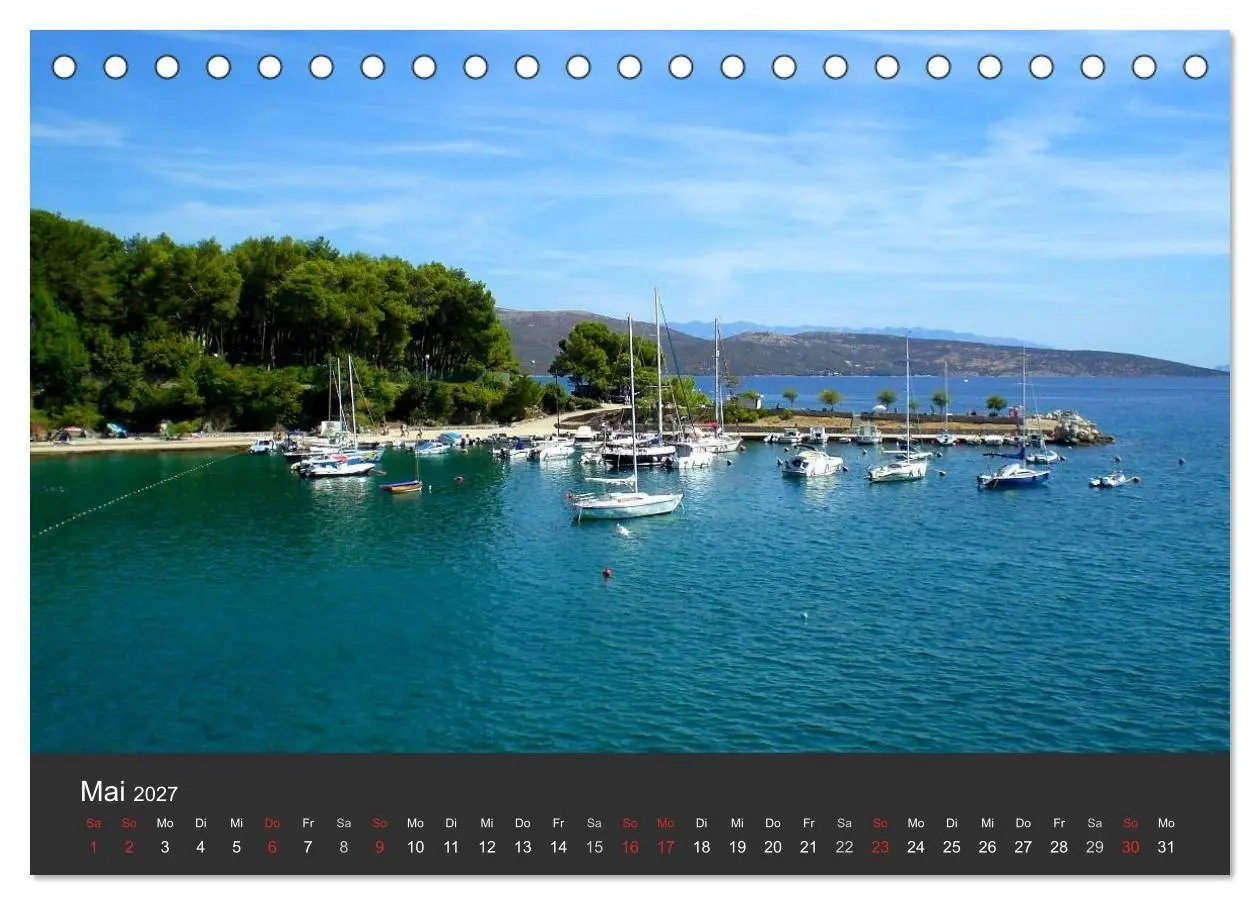 Bild: 9783594169025 | Magisches Kroatien (Tischkalender 2027 DIN A5 quer), CALVENDO...