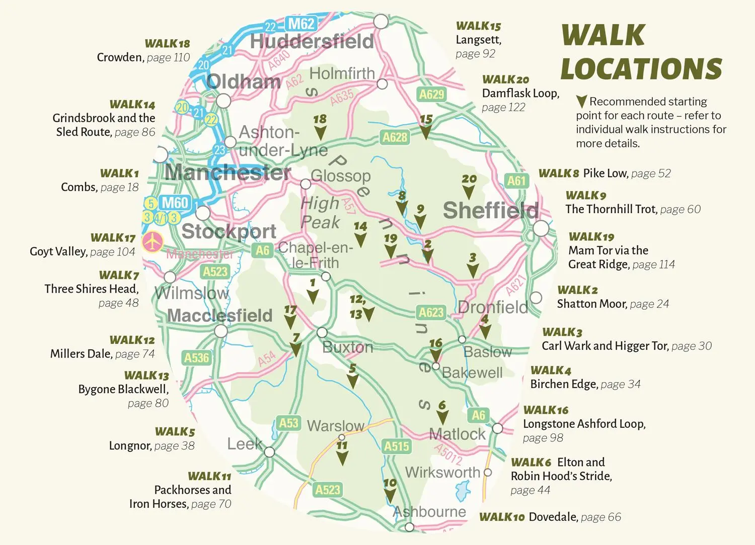 Bild: 9780008439125 | Peak District Park Rangers Favourite Walks | National Parks Uk | Buch