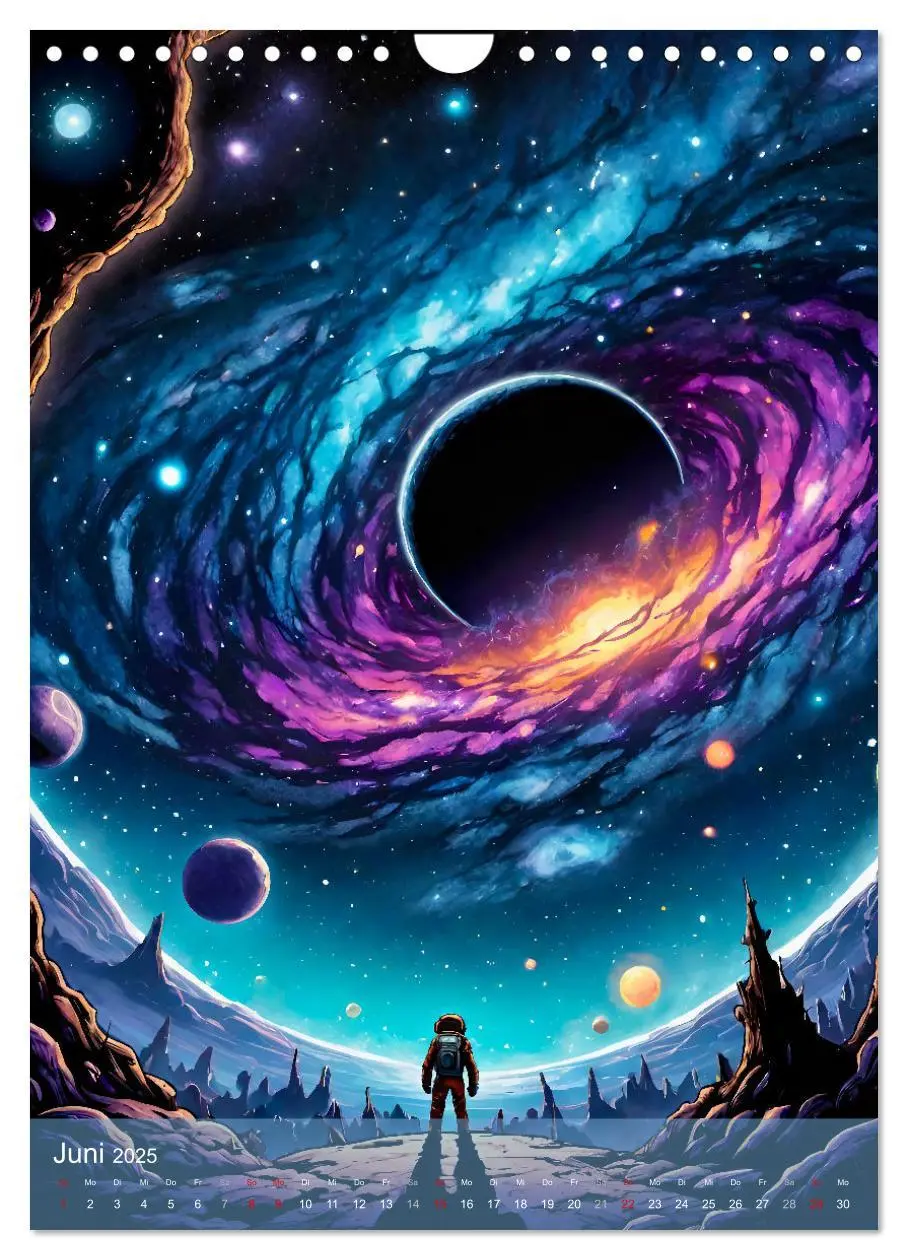Bild: 9783383809125 | Weltraumträume (Wandkalender 2025 DIN A4 hoch), CALVENDO...