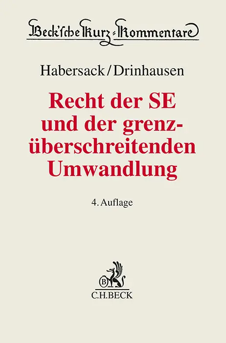 Cover: 9783406809125 | Recht der SE und der grenzüberschreitenden Umwandlung | Buch | XLII