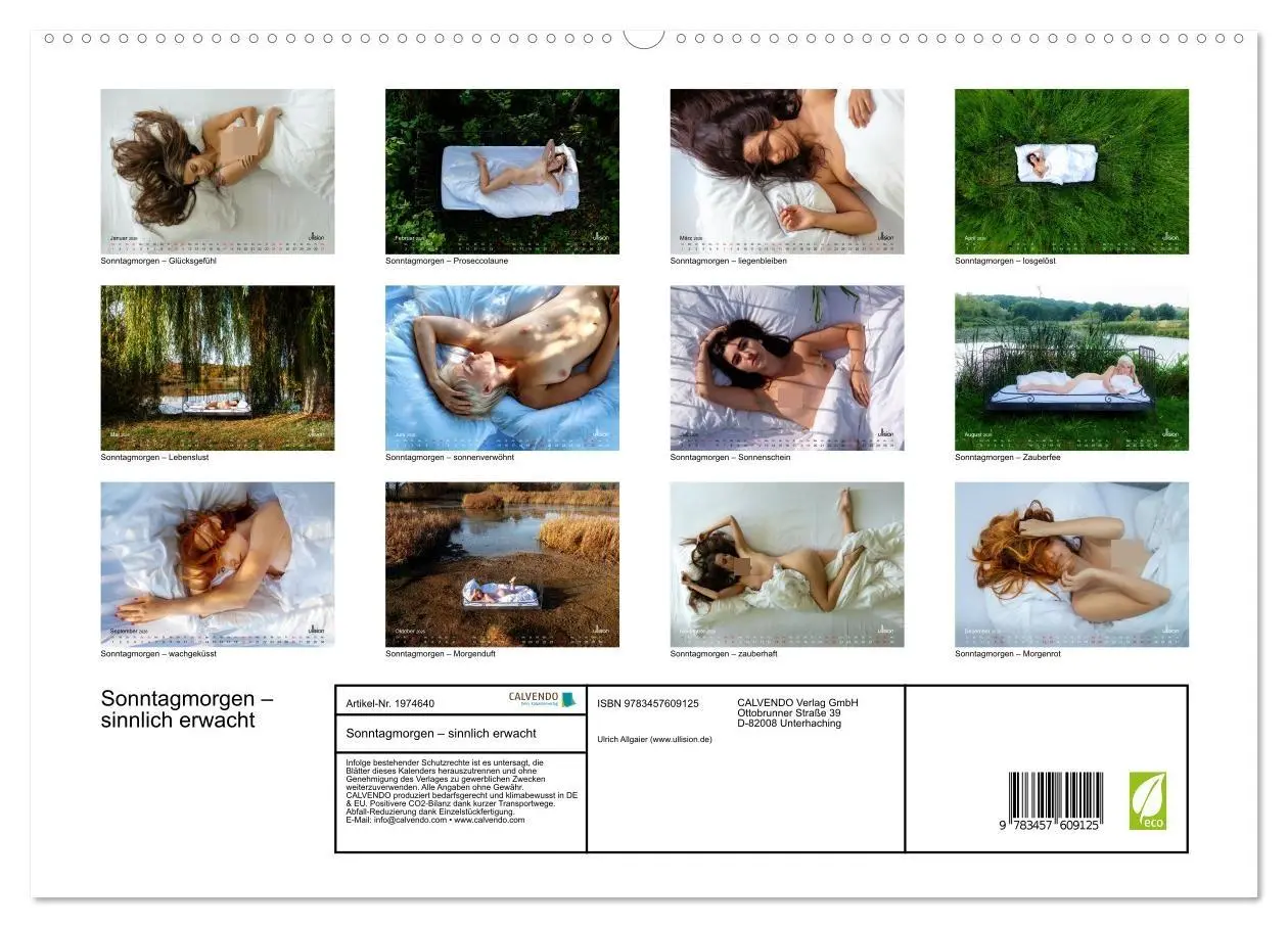 Bild: 9783457609125 | Sonntagmorgen - sinnlich erwacht (Wandkalender 2026 DIN A2 quer),...