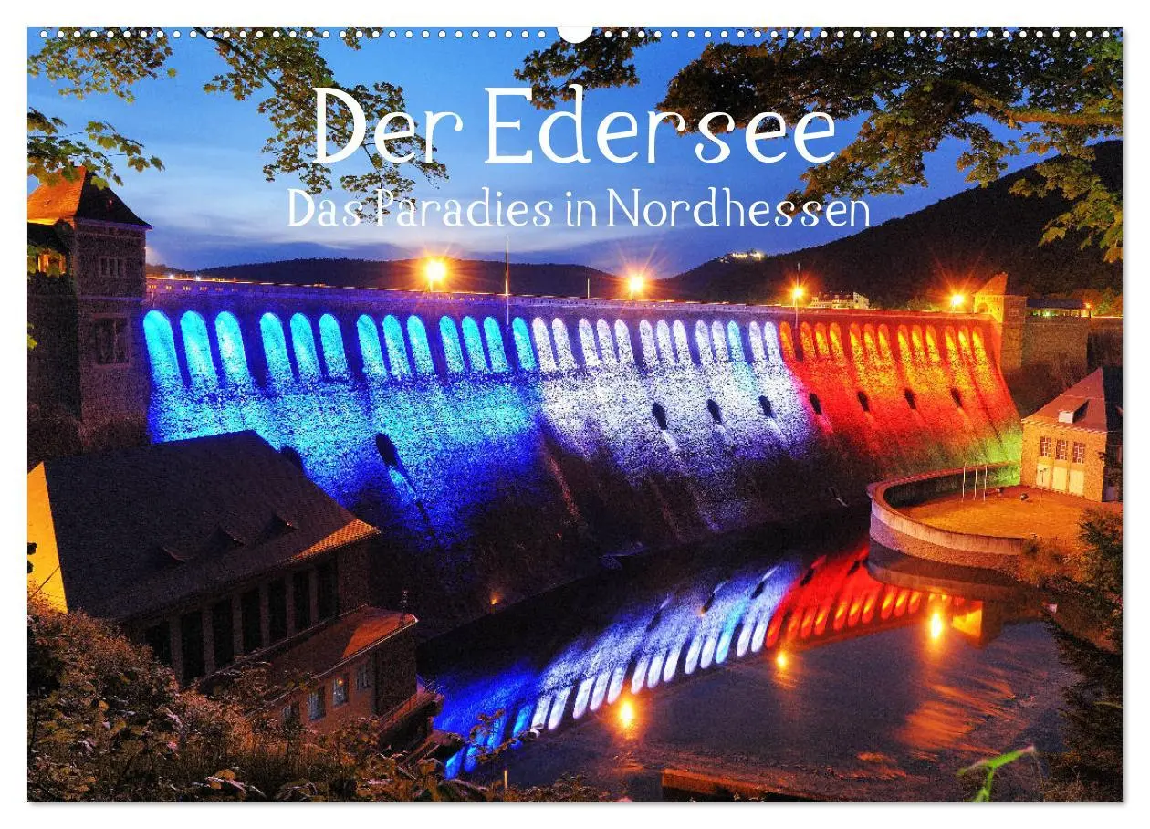 Cover: 9783457779125 | Der Edersee - Das Paradies in Nordhessen (Wandkalender 2026 DIN A2...