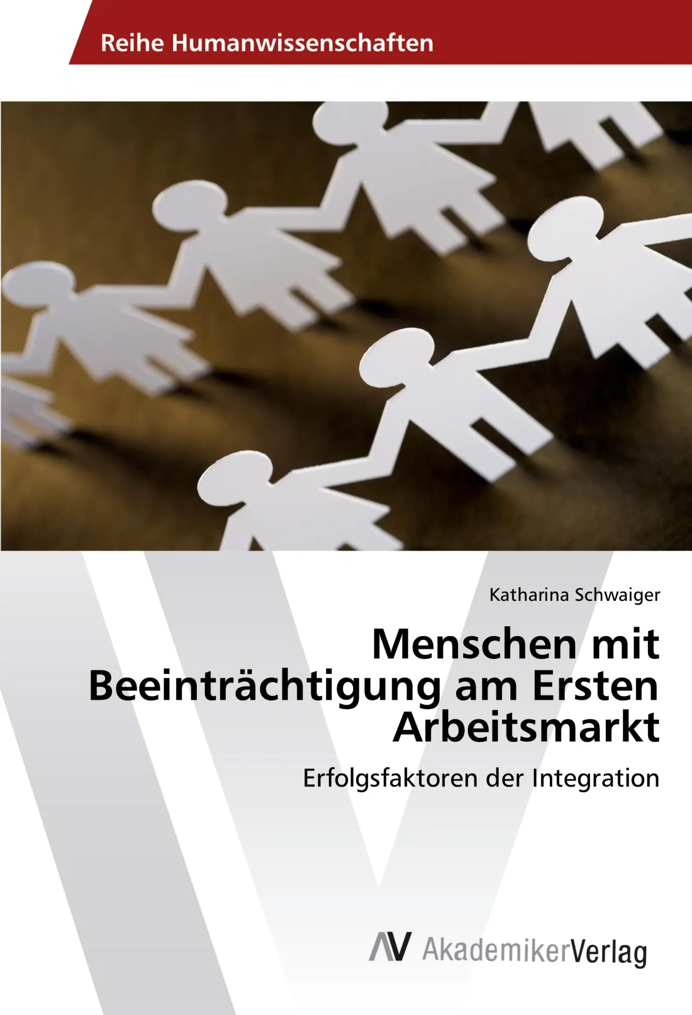Cover: 9783639869125 | Menschen mit Beeinträchtigung am Ersten Arbeitsmarkt | Schwaiger
