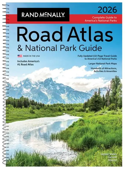 Cover: 9780528029325 | 2026 Rand McNally Road Atlas &amp; National Park Guide | Rand Mcnally