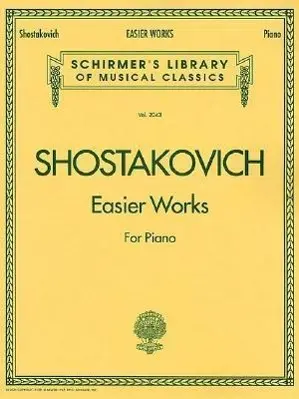 Cover: 9780793599325 | Easier Works | Schirmer Library of Classics Volume 2043 Piano Solo