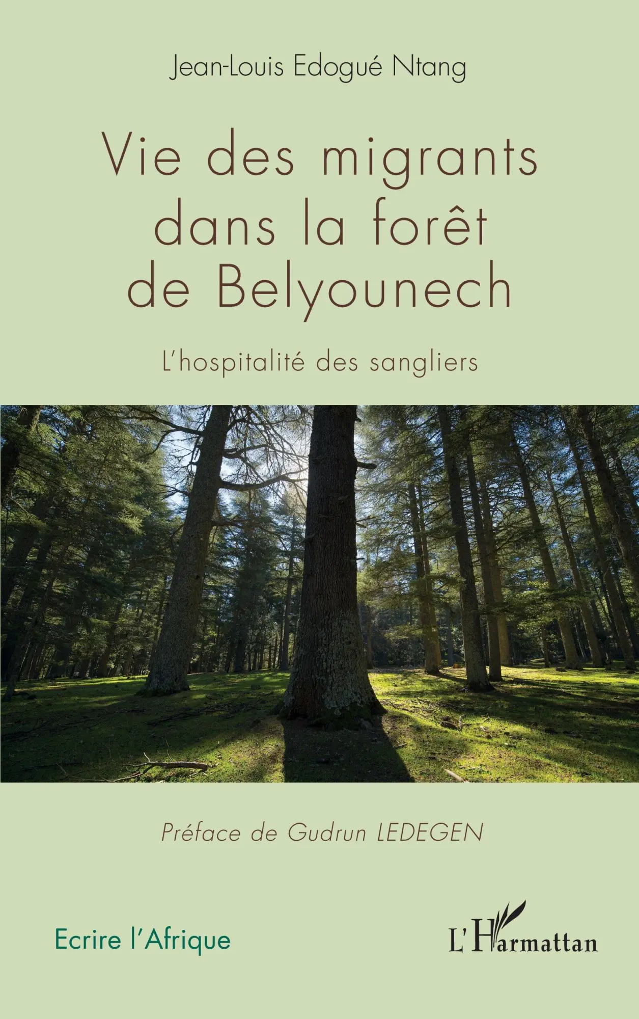 Cover: 9782343219325 | Vie des migrants dans la forêt de Belyounech | Jean-Louis Edogué Ntang