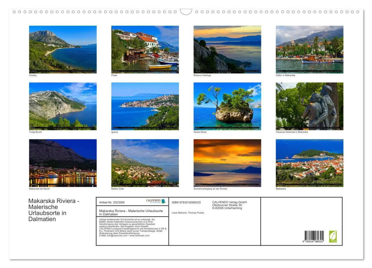 Bild: 9783516089325 | Makarska Riviera - Malerische Urlaubsorte in Dalmatien...
