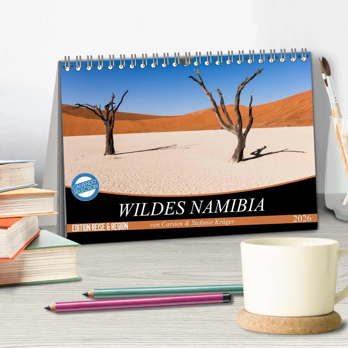Bild: 9783516159325 | Wildes Namibia (Tischkalender 2026 DIN A5 quer), CALVENDO...