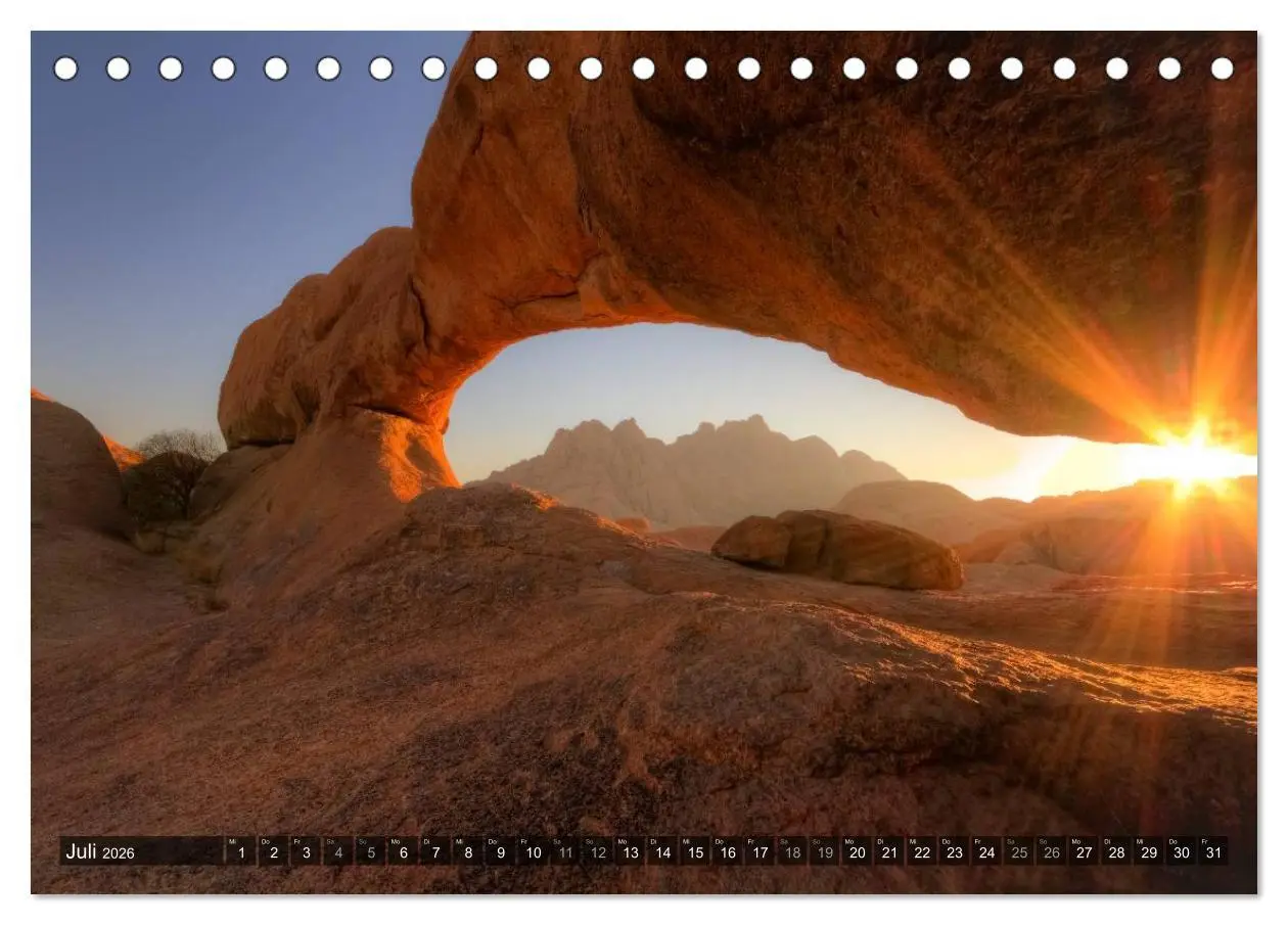 Bild: 9783516159325 | Wildes Namibia (Tischkalender 2026 DIN A5 quer), CALVENDO...