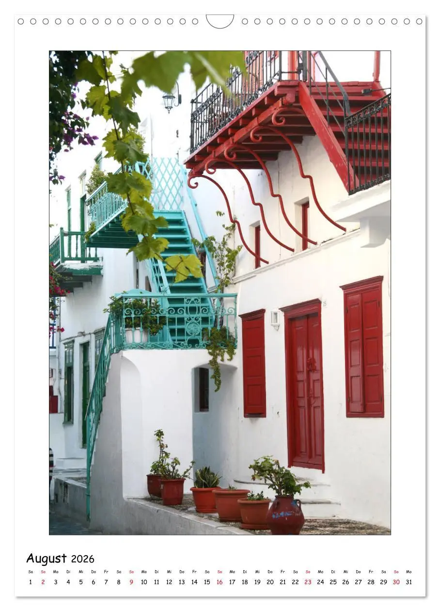 Bild: 9783516399325 | Griechische Gefühle (Wandkalender 2026 DIN A3 hoch), CALVENDO...