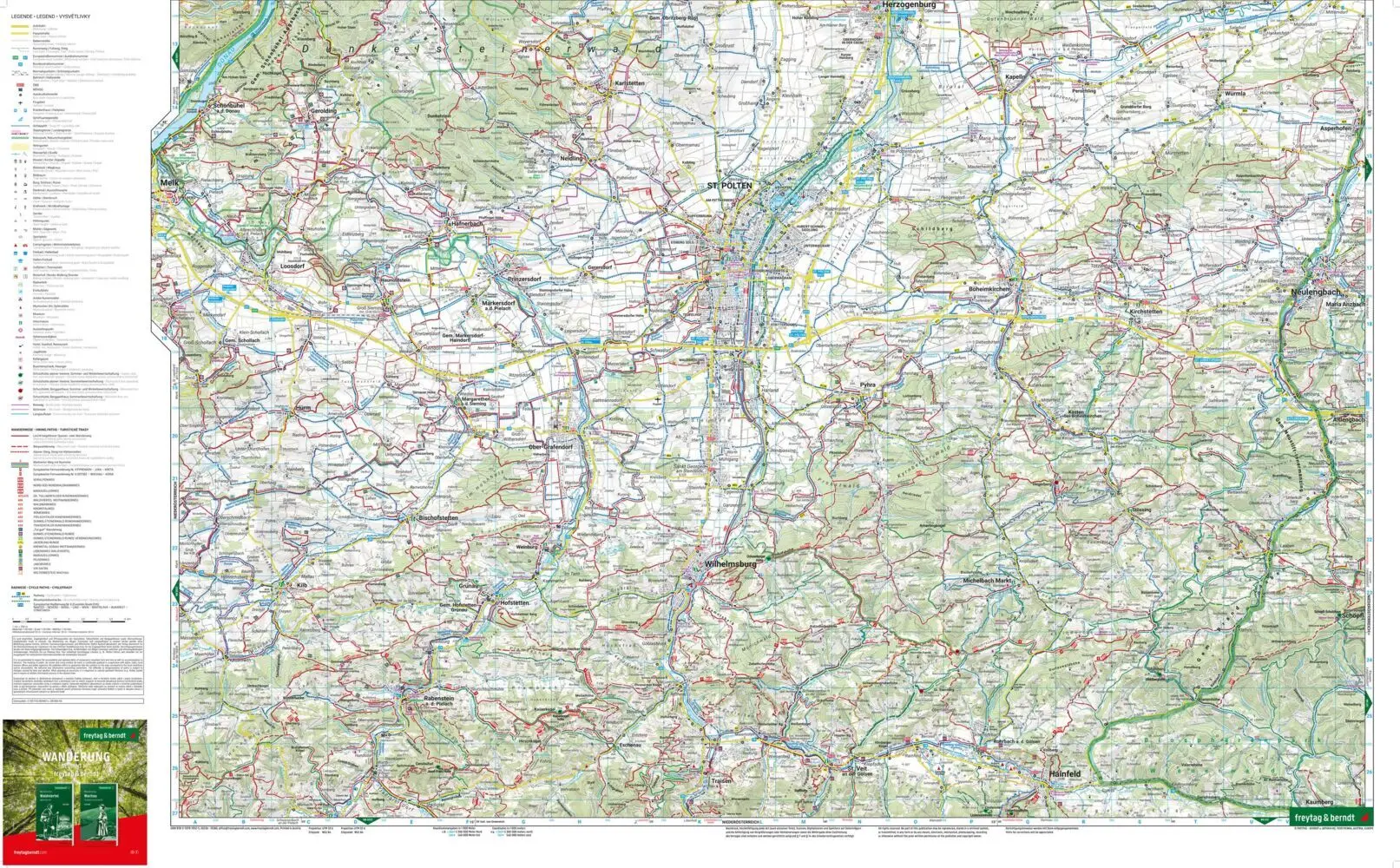 Bild: 9783707919325 | freytag &amp; berndt Wanderkarte WK 0070 Traisental, St. Pölten -...