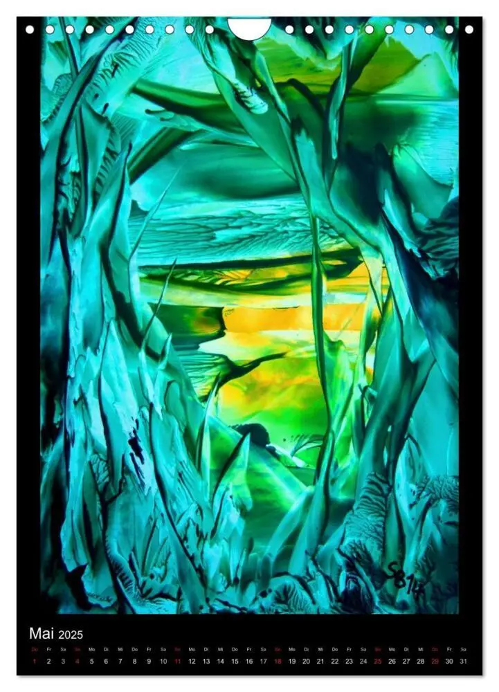 Bild: 9783457059425 | Wachs-Mal-ART encaustic (Wandkalender 2025 DIN A4 hoch), CALVENDO...
