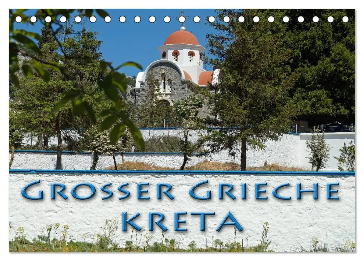 Cover: 9783516219425 | Großer Grieche Kreta (Tischkalender 2026 DIN A5 quer), CALVENDO...