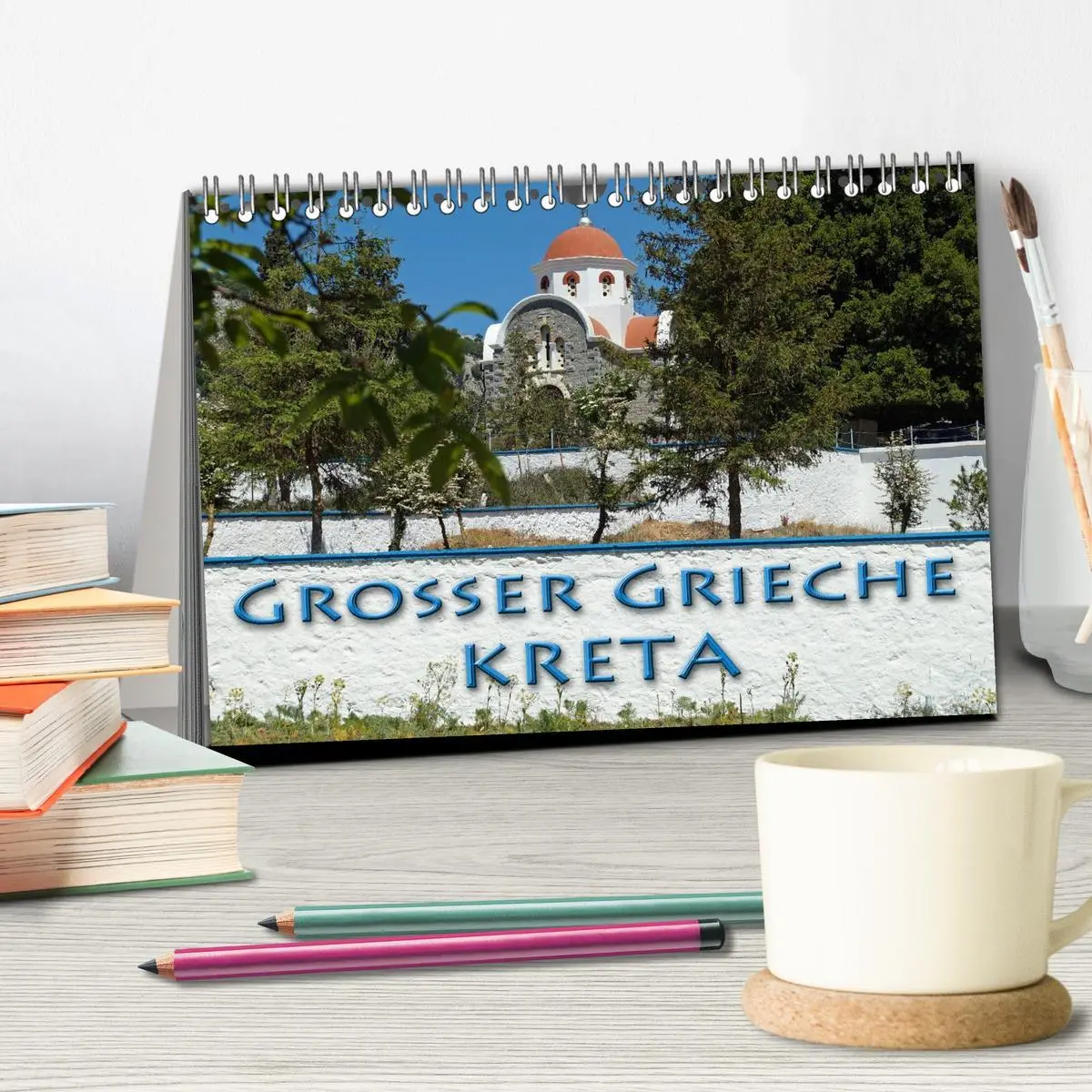 Bild: 9783516219425 | Großer Grieche Kreta (Tischkalender 2026 DIN A5 quer), CALVENDO...