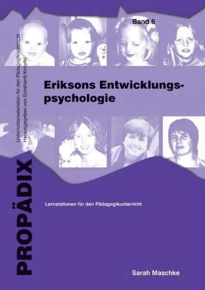 Cover: 9783834009425 | Eriksons Entwicklungspsychologie | Sarah Maschke | Taschenbuch | 67 S.
