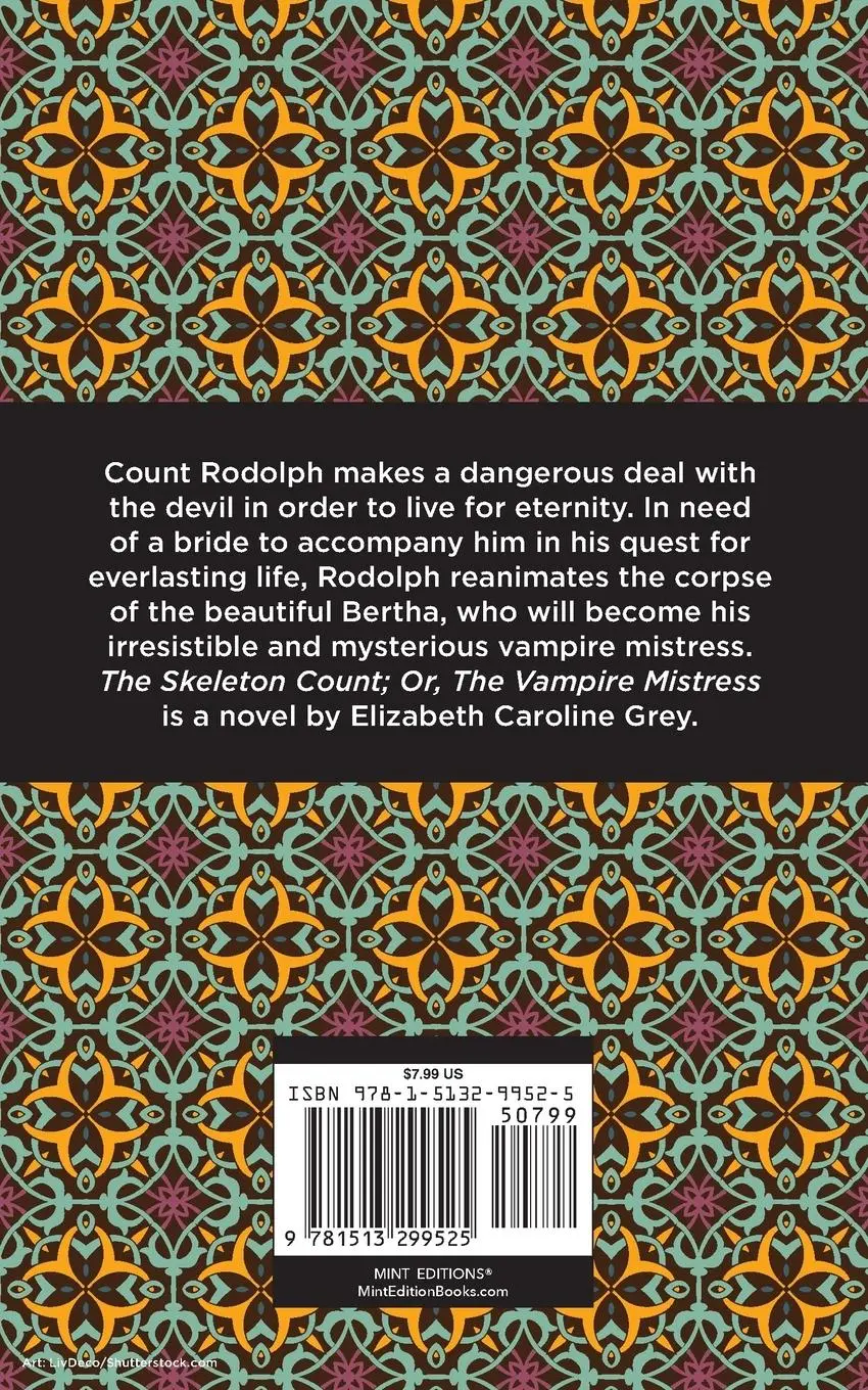 Rückseite: 9781513299525 | The Skeleton Count | Or, The Vampire Mistress | Grey | Taschenbuch