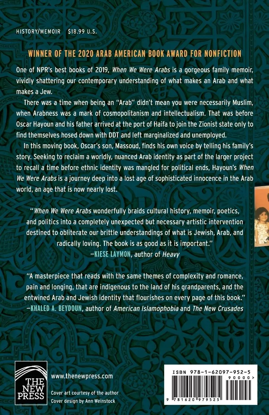 Rückseite: 9781620979525 | When We Were Arabs | A Jewish Family's Forgotten History | Hayoun