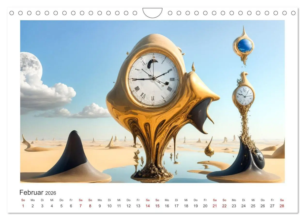 Bild: 9783457359525 | Zeit ist abstrakt (Wandkalender 2026 DIN A4 quer), CALVENDO...