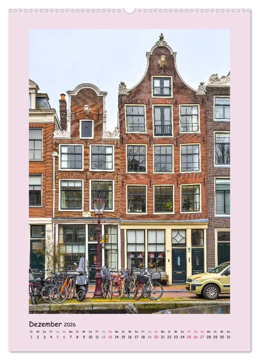Bild: 9783516379525 | Amsterdam - Alles nur Fassade (Wandkalender 2026 DIN A2 hoch),...