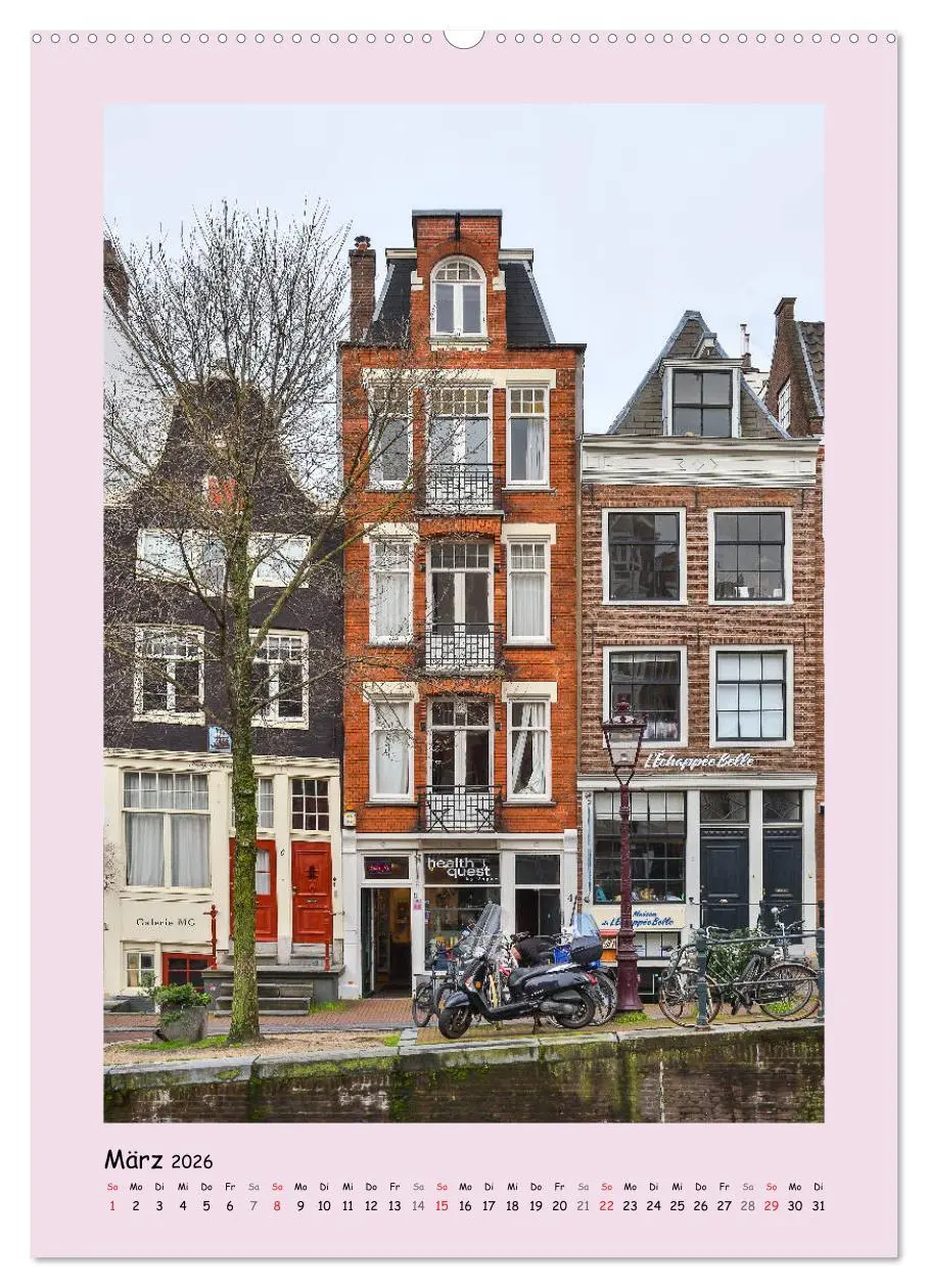 Bild: 9783516379525 | Amsterdam - Alles nur Fassade (Wandkalender 2026 DIN A2 hoch),...