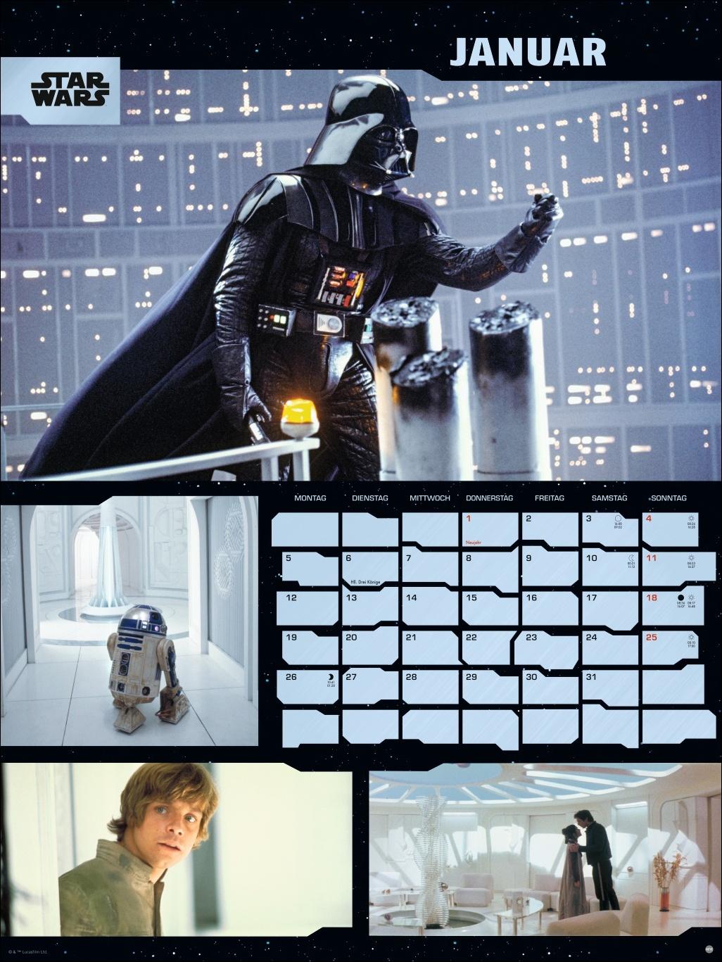 Bild: 9783756409525 | Star Wars Broschur XL Kalender 2026 | Heye | Kalender | 28 S. | 2026