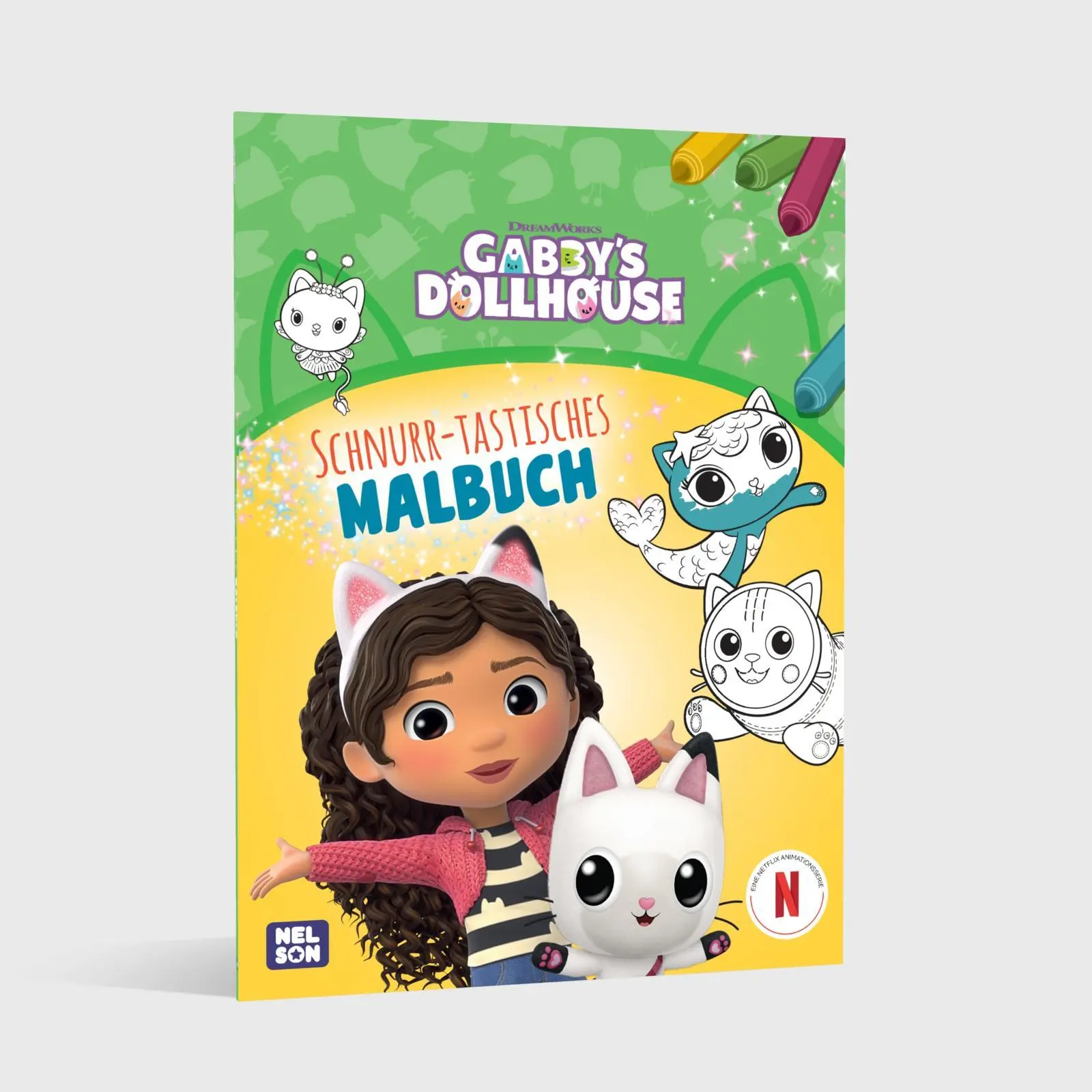 Bild: 9783845129525 | Gabby's Dollhouse: Schnurr-tastisches Malbuch | Taschenbuch | 64 S.