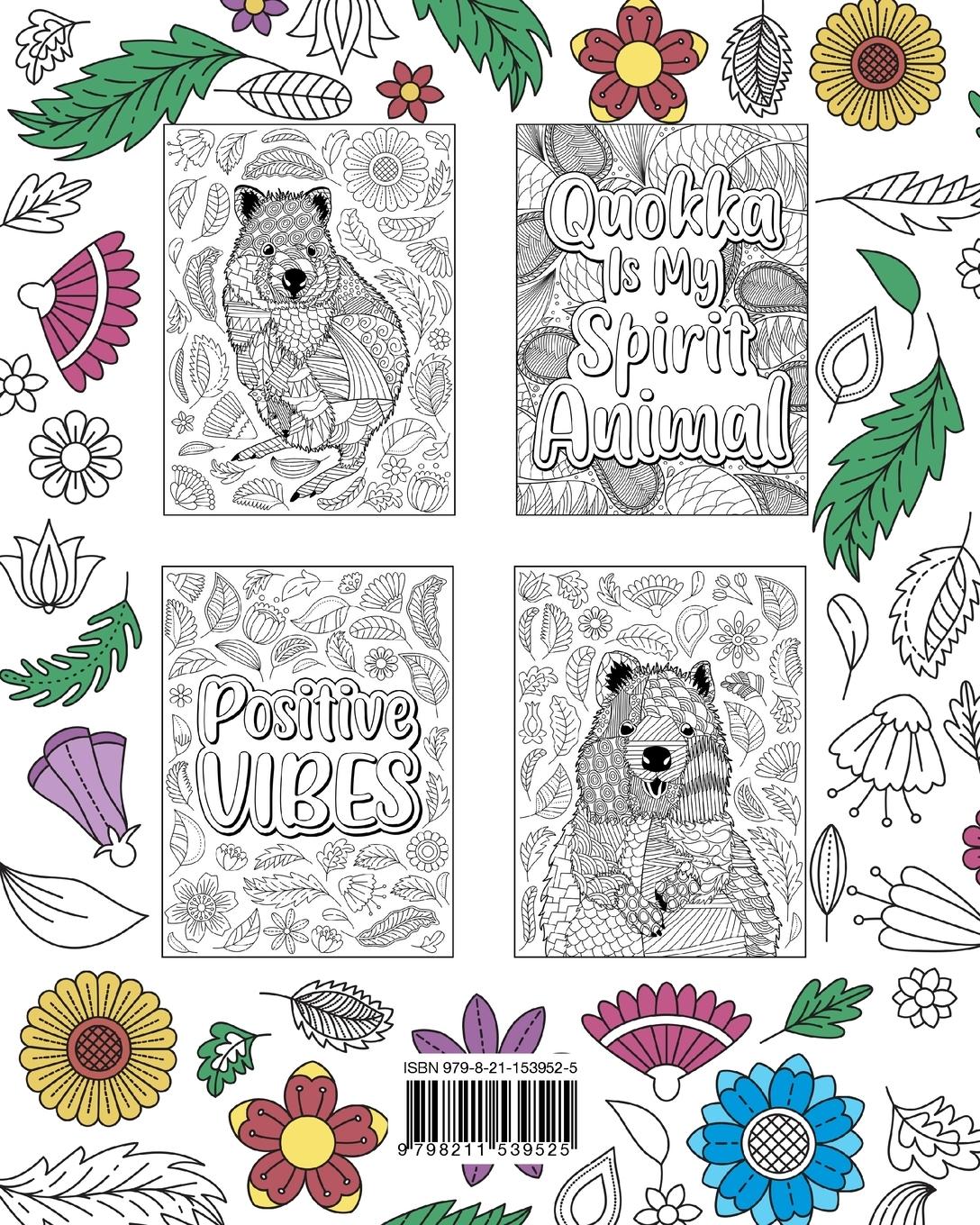 Rückseite: 9798211539525 | Quokka Coloring Book | Paperland | Taschenbuch | Englisch | 2023