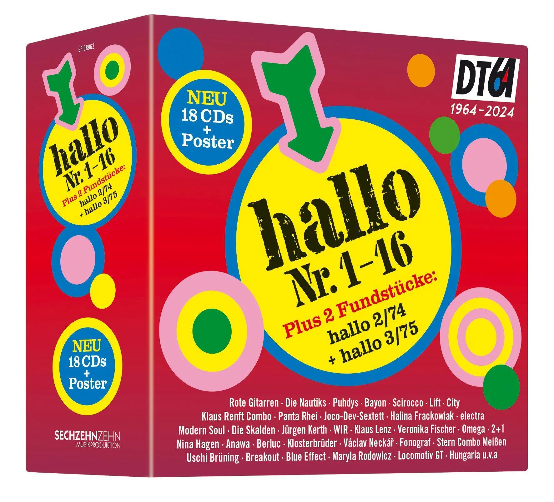 Bild: 4021934989625 | Hallo, 18 CD Box | Hallo 1-16 plus 2 Fundstücke | Taschenbuch | 2025