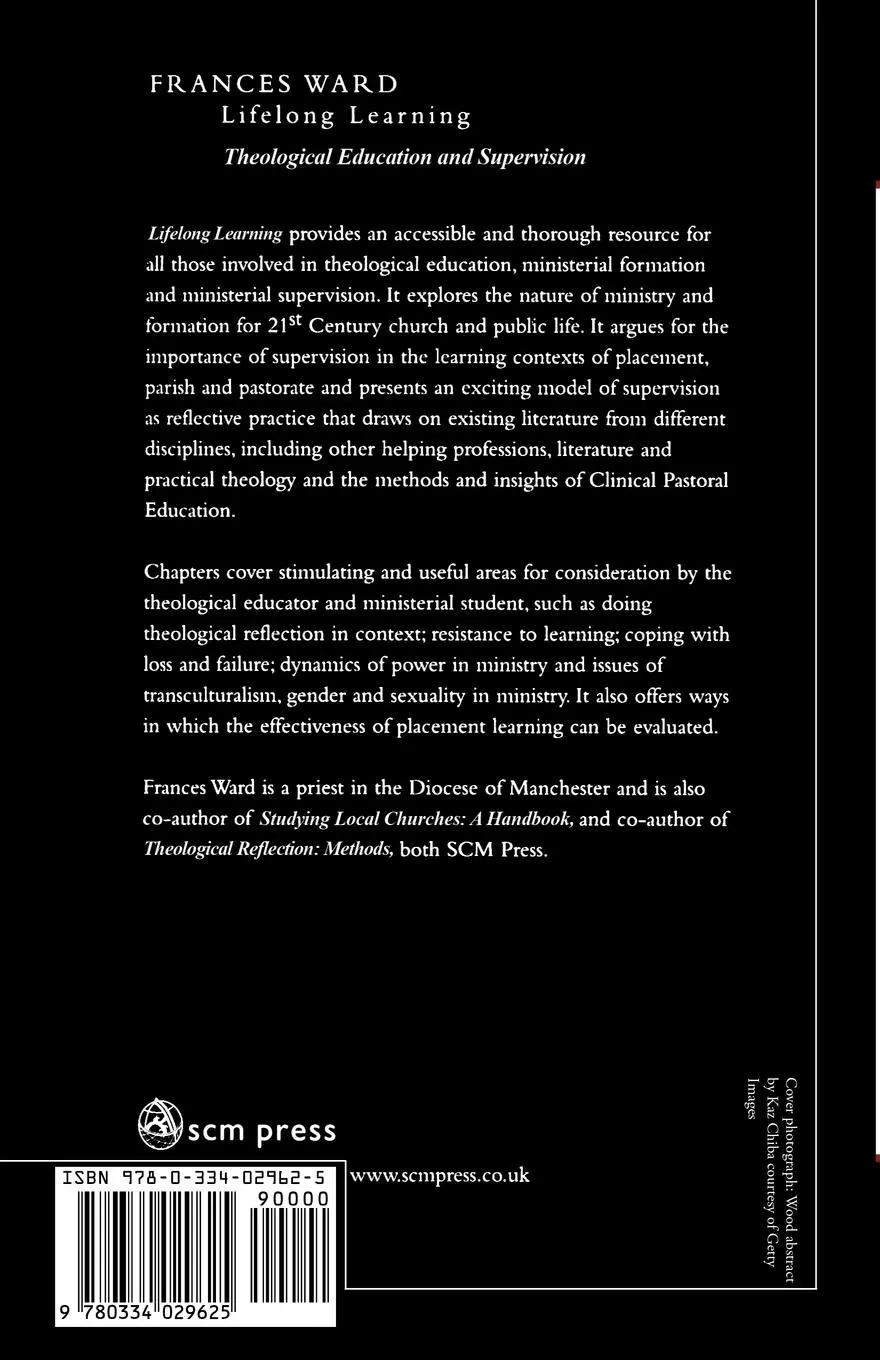 Rückseite: 9780334029625 | Lifelong Learning | Theological Education and Supervision | Ward
