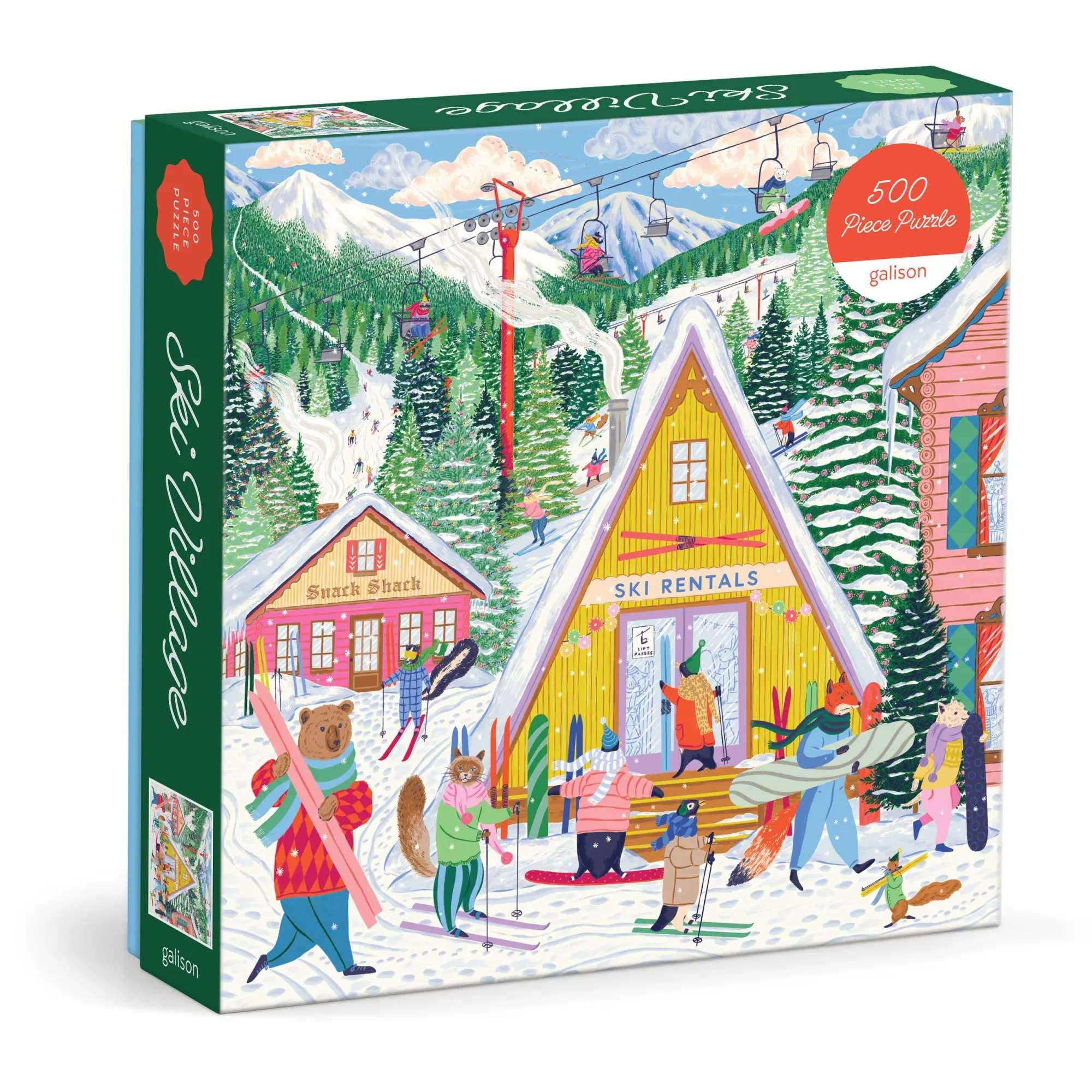 Cover: 9780735389625 | Ski Village 500 Piece Puzzle | Spiel | Englisch | 2026