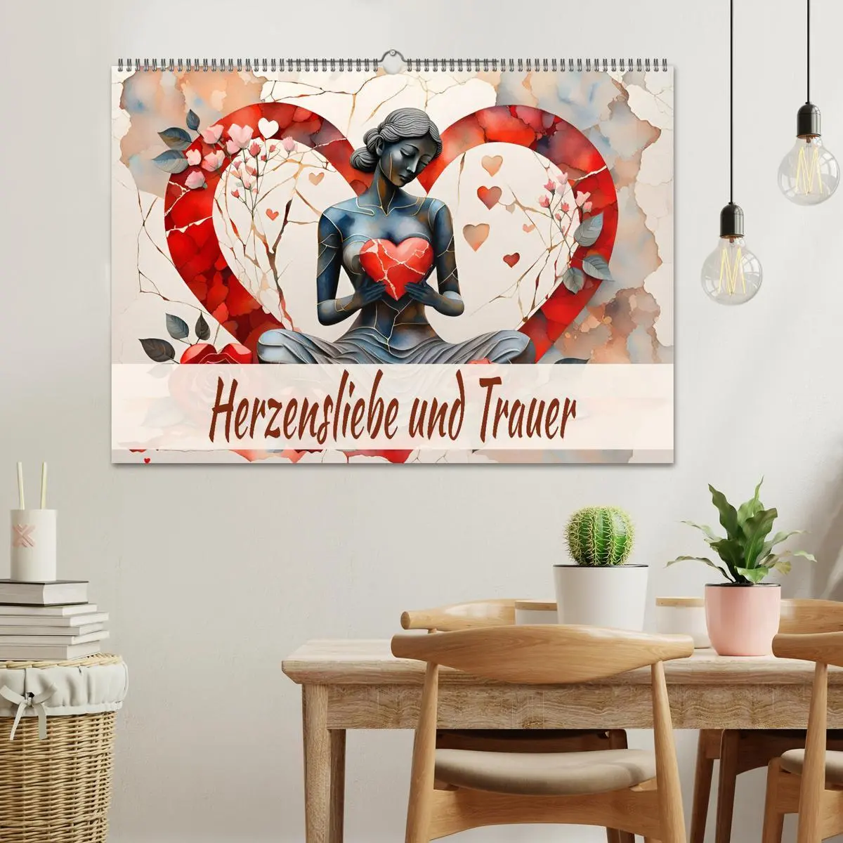 Bild: 9783457419625 | Herzensliebe und Trauer (Wandkalender 2026 DIN A2 quer), CALVENDO...