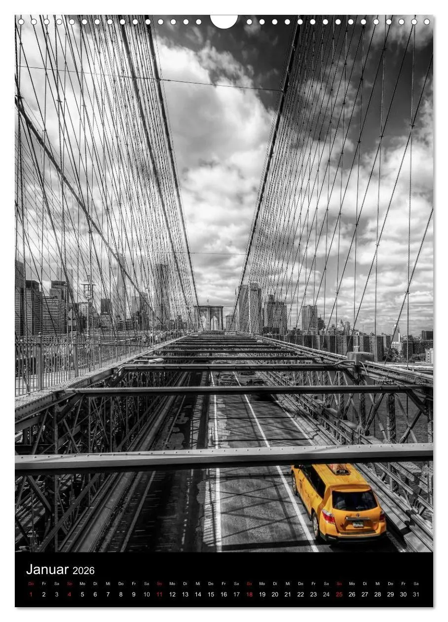Bild: 9783516439625 | New York Colorkey (Wandkalender 2026 DIN A3 hoch), CALVENDO...