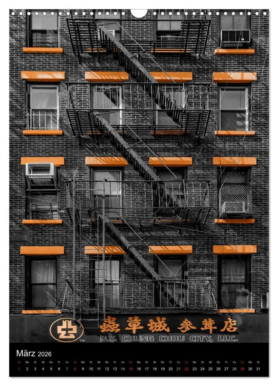 Bild: 9783516439625 | New York Colorkey (Wandkalender 2026 DIN A3 hoch), CALVENDO...