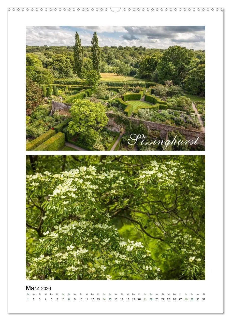 Bild: 9783516679625 | Gartenparadiese in England (Wandkalender 2026 DIN A2 hoch),...