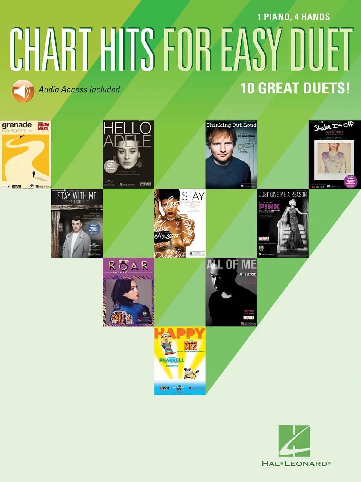 Cover: 888680619725 | Chart Hits for Easy Duet | 1 Piano, 4 Hands | Piano Duet | 2016