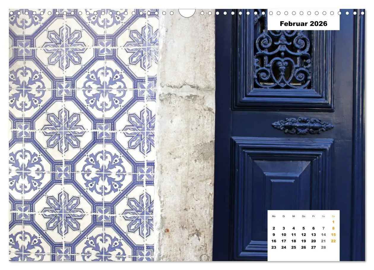 Bild: 9783457719725 | Lissabons Azulejos (Wandkalender 2026 DIN A3 quer), CALVENDO...