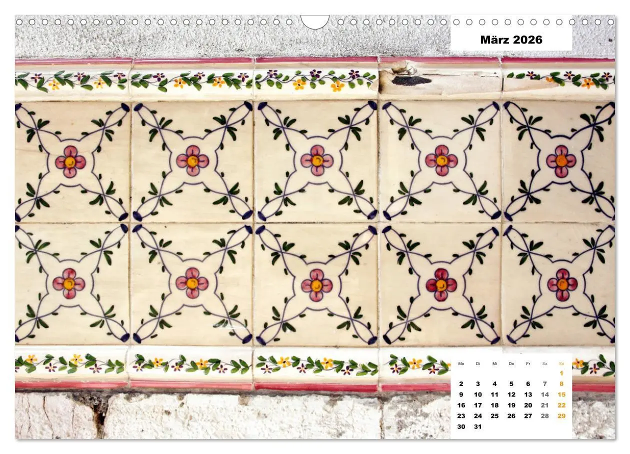 Bild: 9783457719725 | Lissabons Azulejos (Wandkalender 2026 DIN A3 quer), CALVENDO...