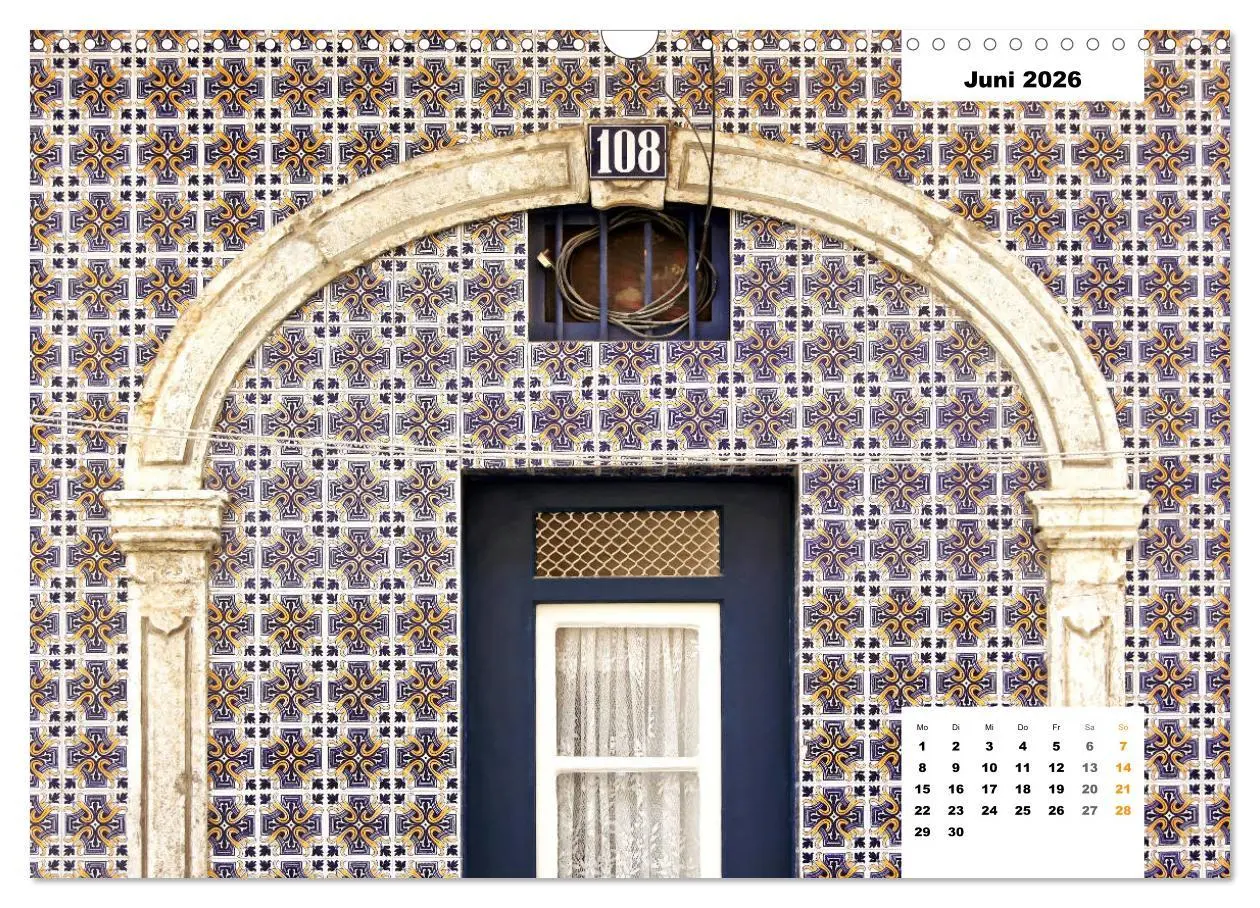 Bild: 9783457719725 | Lissabons Azulejos (Wandkalender 2026 DIN A3 quer), CALVENDO...