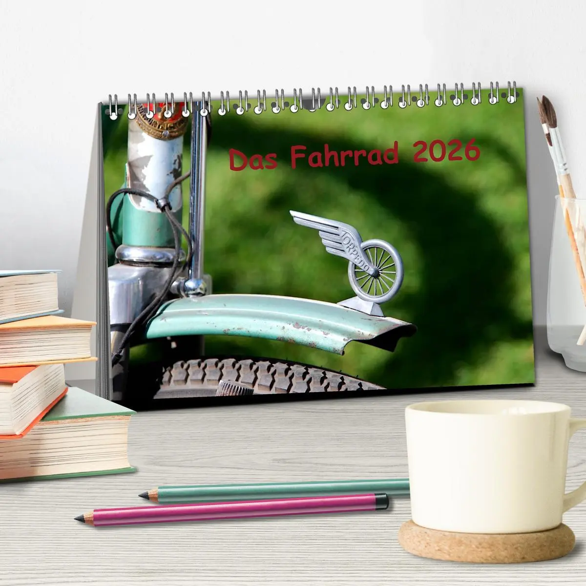 Bild: 9783516119725 | Das Fahrrad 2026 (Tischkalender 2026 DIN A5 quer), CALVENDO...
