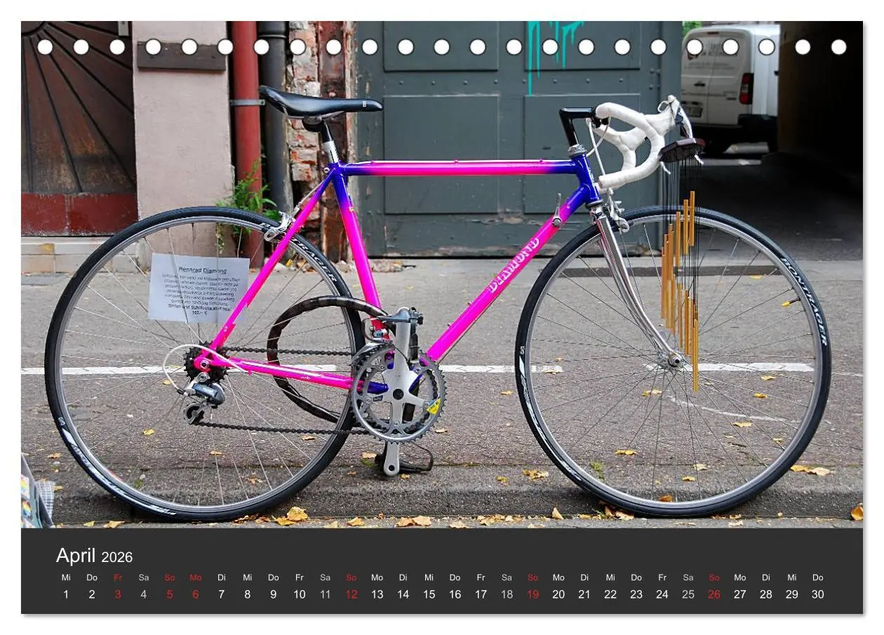 Bild: 9783516119725 | Das Fahrrad 2026 (Tischkalender 2026 DIN A5 quer), CALVENDO...