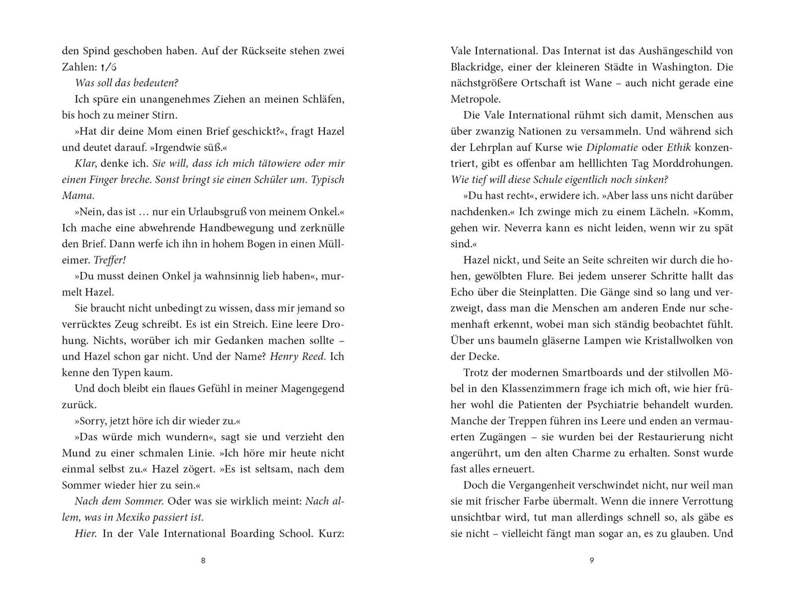 Bild: 9783522509725 | Six Ways to Watch You Fall | Colin Hadler | Taschenbuch | 384 S.