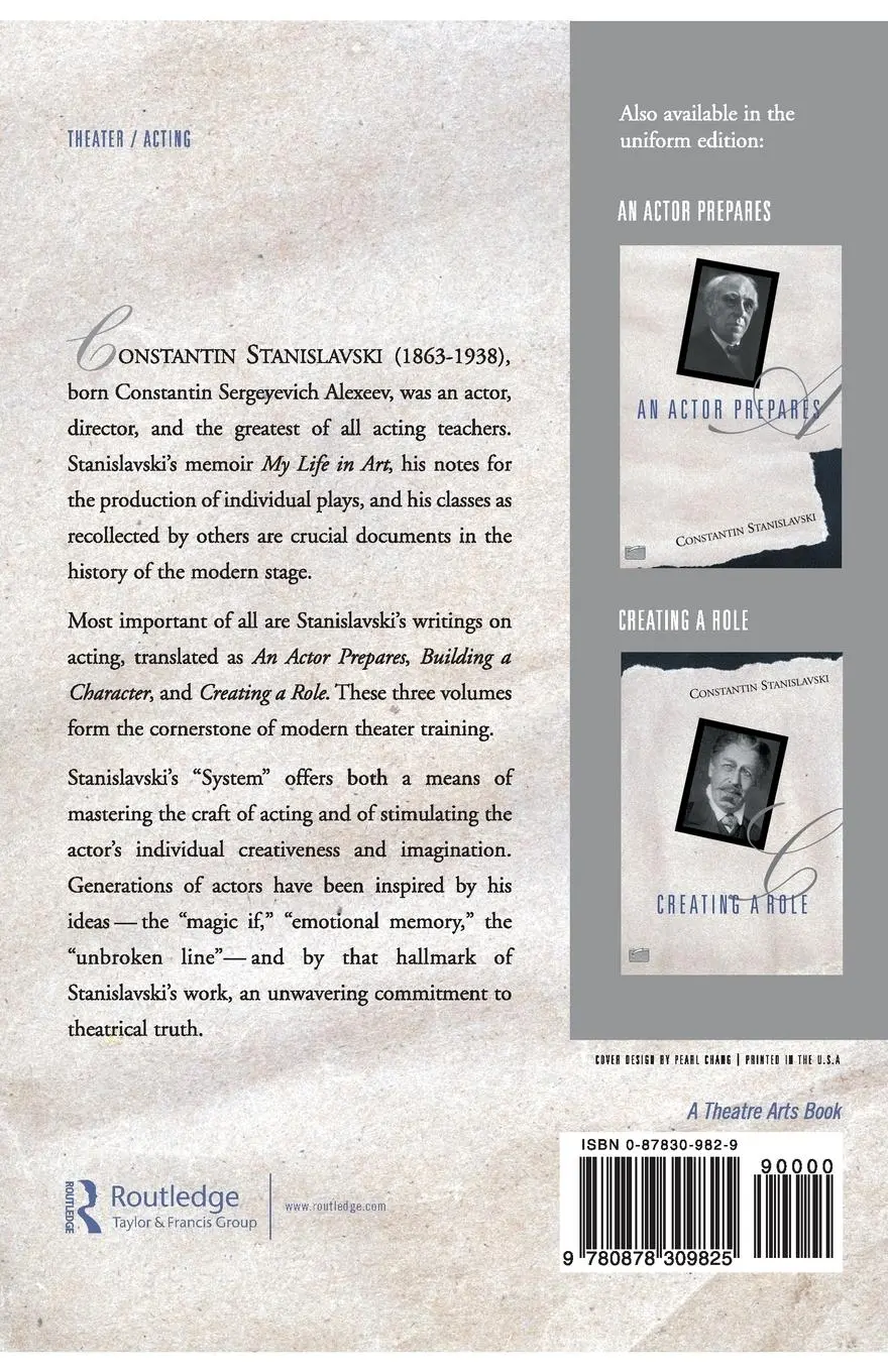 Rückseite: 9780878309825 | Building a Character | Constantin Stanislavski | Taschenbuch | 1989