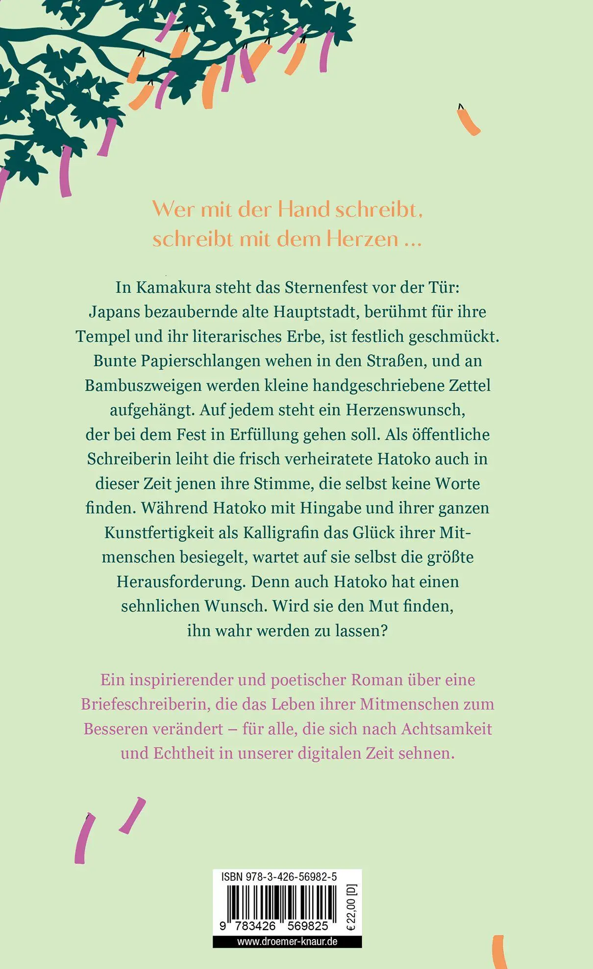 Rückseite: 9783426569825 | Hatokos magischer Wunschzettel | Roman | Ito Ogawa | Buch | 272 S.